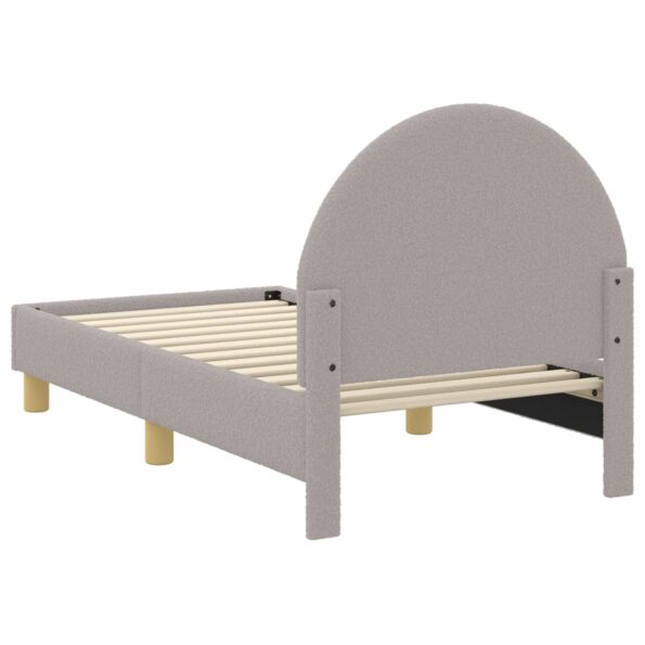 vidaXL Rám detskej postele s čelom Svetlosivá 70 x 140 cm – Obrázok 5