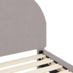 vidaXL Rám detskej postele s čelom Svetlosivá 70 x 140 cm – Obrázok 6