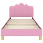 vidaXL Rám detskej postele s čelom Ružová 80 x 200 cm látka – Obrázok 5