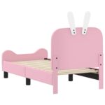 vidaXL Rám detskej postele s čelom Ružová 70 x 140 cm PU – Obrázok 7