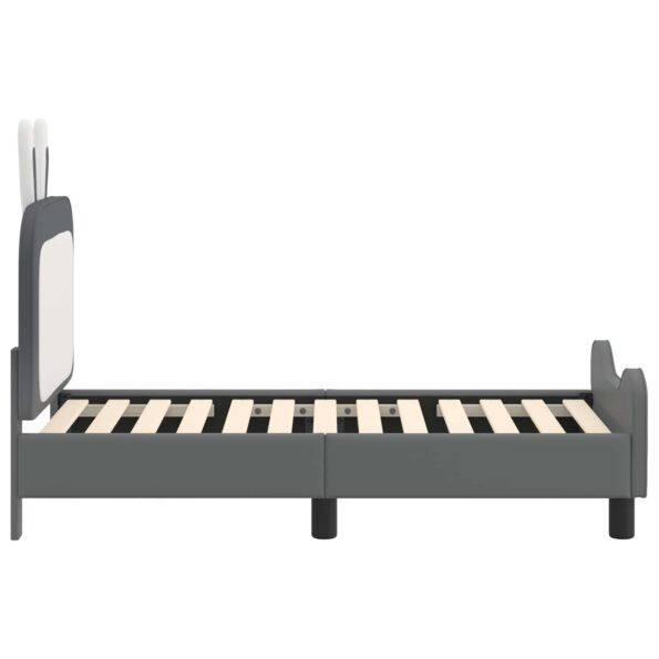 vidaXL Rám detskej postele s čelom Svetlosivá 70 x 140 cm PU – Obrázok 6