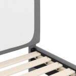 vidaXL Rám detskej postele s čelom Svetlosivá 70 x 140 cm PU – Obrázok 8