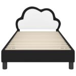 vidaXL Detský rám na posteľ s čelom Čierna 90 x 200 cm PU – Obrázok 5