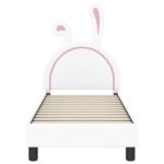 vidaXL Rám detskej postele s čelom Biela 70 x 140 cm PU – Obrázok 5