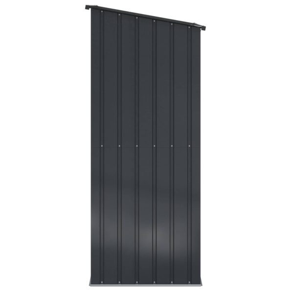 vidaXL Záhradné prístrešky Antracit 103 x 86 x 200 cm Kov – Obrázok 7