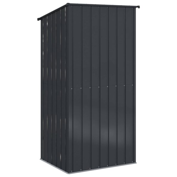 vidaXL Záhradné prístrešky Antracit 103 x 86 x 200 cm Kov – Obrázok 8
