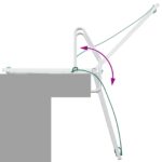 vidaXL Rebrík na molo Iný Strieborná 58 x 77 x 191 cm Hliník – Obrázok 10