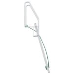 vidaXL Rebrík na molo Iný Strieborná 58 x 77 x 191 cm Hliník – Obrázok 5