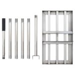 vidaXL Záhradný nivelátor 45 x 25 x 200 cm – Obrázok 7