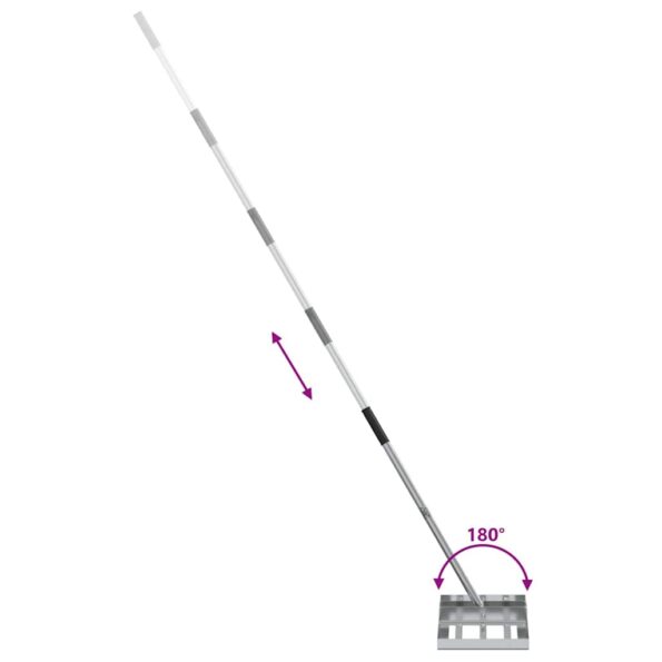 vidaXL Záhradný nivelátor 45 x 25 x 200 cm – Obrázok 8