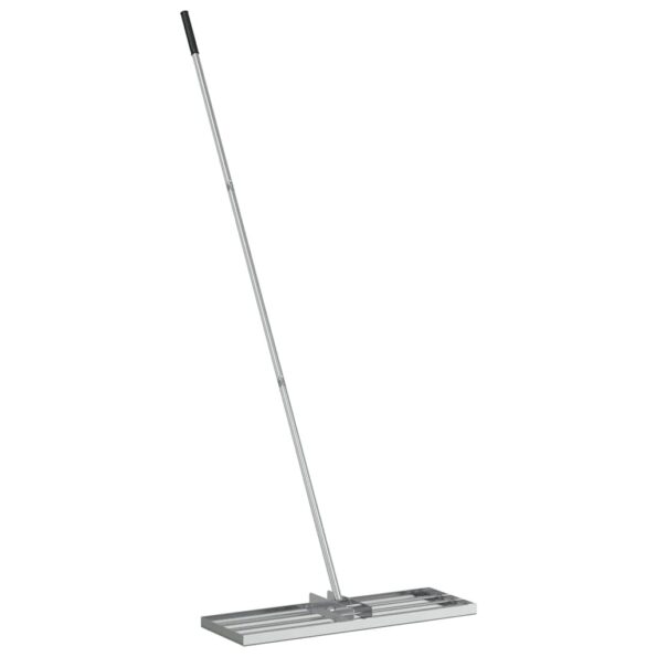vidaXL Záhradný hrable Strieborná 75 x 25 x 200 cm Nerezová oceľ – Obrázok 2