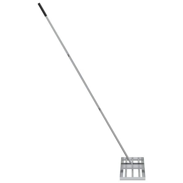 vidaXL Záhradný hrable Strieborná 75 x 25 x 200 cm Nerezová oceľ – Obrázok 4