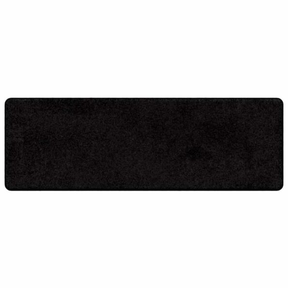 vidaXL Behúň koberec Čierna 50 x 150 cm 100% Polypropylén Tuft – Obrázok 2