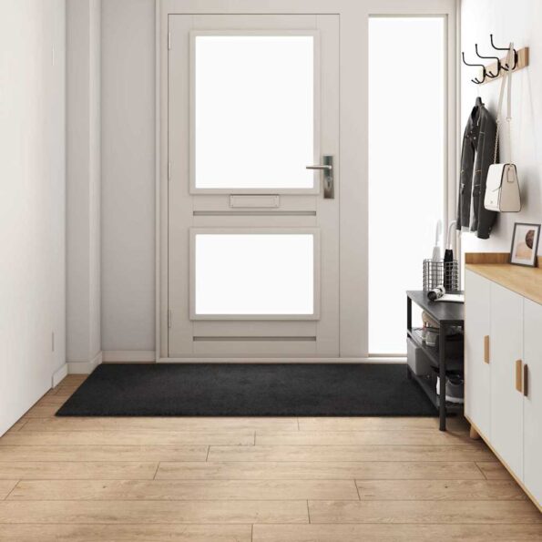 vidaXL Behúň koberec Čierna 100 x 200 cm 100% Polypropylén Tuft – Obrázok 3