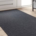 vidaXL Behúň koberec Sivá 80 x 300 cm látka – Obrázok 3
