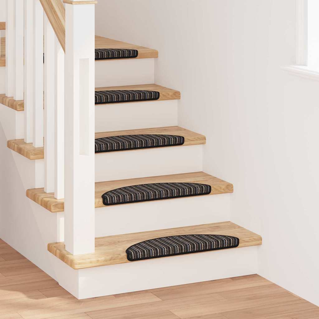 42011438_1.jpg vidaXL Samolepiace schodové rohože 15 pcs Antracit 56 x 17 x 3 cm – Obrázok 1