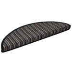 vidaXL Samolepiace schodové rohože 15 pcs Antracit 56 x 17 x 3 cm – Obrázok 2