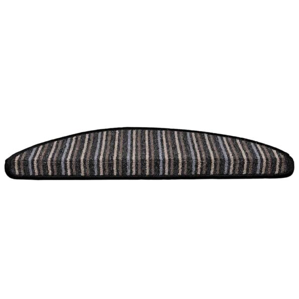 vidaXL Samolepiace schodové rohože 15 pcs Antracit 56 x 17 x 3 cm – Obrázok 5