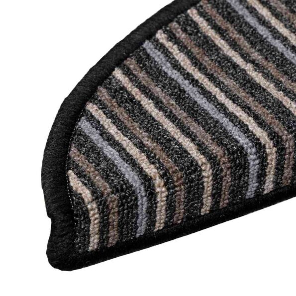 vidaXL Samolepiace schodové rohože 15 pcs Antracit 56 x 17 x 3 cm – Obrázok 8