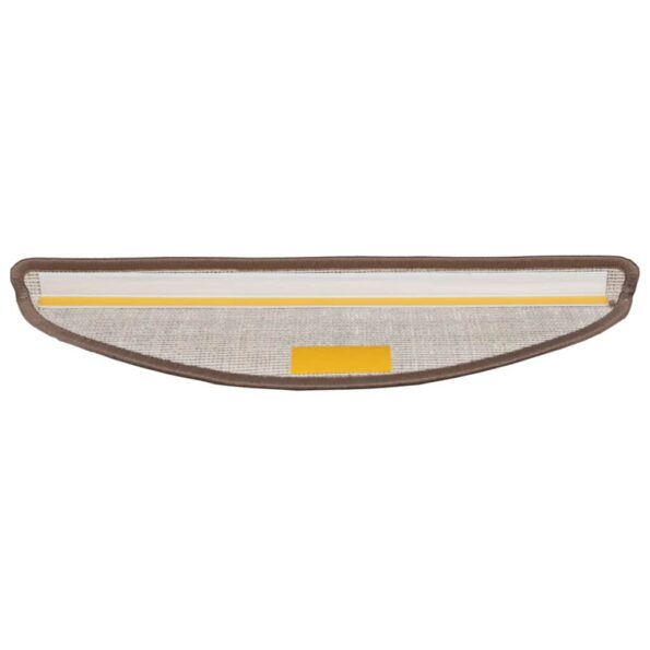 vidaXL Samolepiace schodové rohože 15 pcs Hnedá 56 x 17 x 3 cm – Obrázok 6