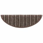vidaXL Samolepiace schodové rohože 15 pcs Hnedá 56 x 17 x 3 cm – Obrázok 7