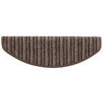 vidaXL Samolepiace schodové rohože 15 pcs Hnedá 65 x 21 x 4 cm – Obrázok 7