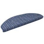 vidaXL Samolepiace schodové rohože 15 pcs Modrá 65 x 21 x 4 cm – Obrázok 2