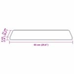 vidaXL Samolepiace schodové rohože 15 pcs Červená 65 x 21 x 4 cm – Obrázok 9