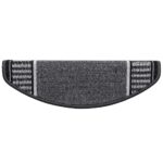 vidaXL Samolepiace schodové rohože 15 pcs Antracit 65 x 21 x 4 cm – Obrázok 7