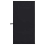 vidaXL Športové uteráky 2 pcs Čierna 100 x 50 cm Polyester a polyamid – Obrázok 4