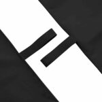 vidaXL Športové uteráky 2 pcs Čierna 100 x 50 cm Polyester a polyamid – Obrázok 5