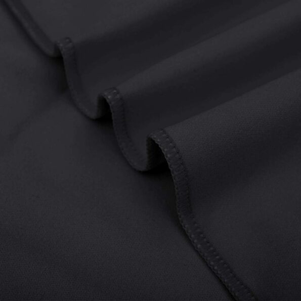 vidaXL Športové uteráky 2 pcs Čierna 100 x 50 cm Polyester a polyamid – Obrázok 6