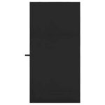 vidaXL Športové uteráky 2 pcs Čierna 140 x 70 cm Polyester a polyamid – Obrázok 4