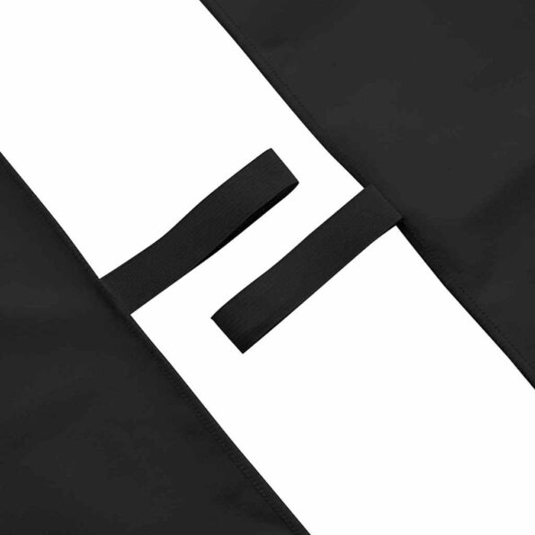 vidaXL Športové uteráky 2 pcs Čierna 180 x 90 cm Polyester a polyamid – Obrázok 5