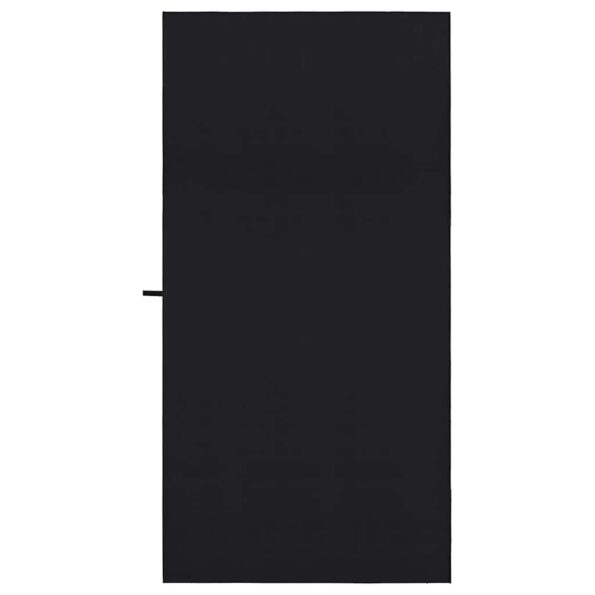 vidaXL Športové uteráky 2 pcs Čierna 200 x 100 cm Polyester a polyamid – Obrázok 4