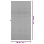 vidaXL Športové uteráky 2 pcs Tmavo šedá 90 x 180 cm – Obrázok 8