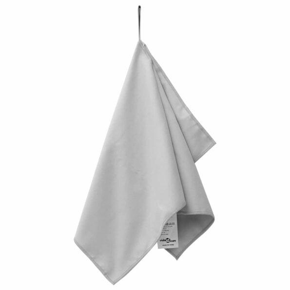 vidaXL Športové uteráky 2 pcs Sivá 50 x 30 cm Polyester a polyamid – Obrázok 3
