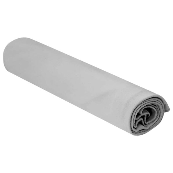 vidaXL Športové uteráky 2 pcs Sivá 100 x 50 cm Polyester a polyamid – Obrázok 2