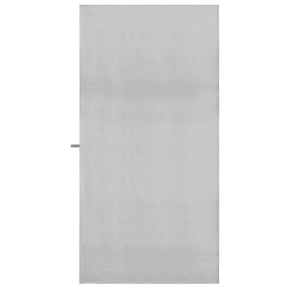 vidaXL Športové uteráky 2 pcs Sivá 180 x 90 cm Polyester a polyamid – Obrázok 4