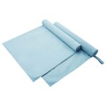 vidaXL Športové uteráky 2 pcs Modrá 180 x 90 cm Polyester a polyamid