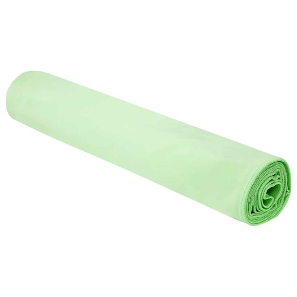 vidaXL Športové uteráky 2 pcs Zelená 200 x 100 cm Polyester a polyamid – Obrázok 2