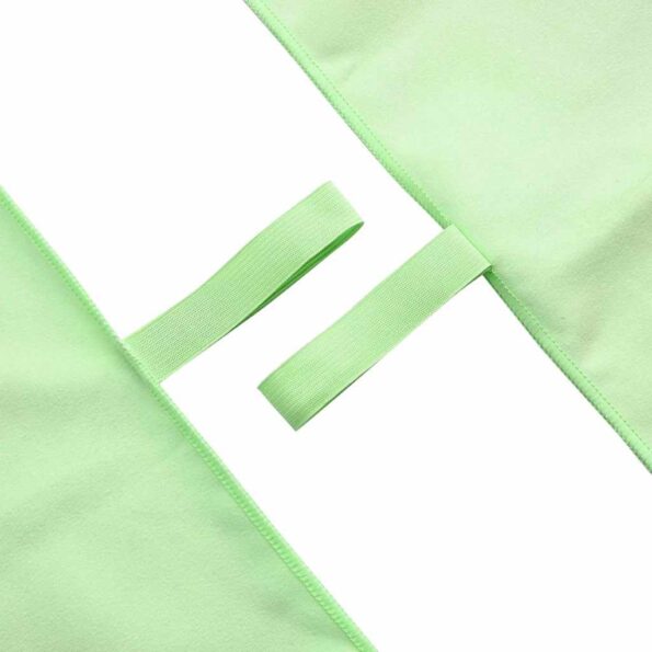 vidaXL Športové uteráky 2 pcs Zelená 200 x 100 cm Polyester a polyamid – Obrázok 5