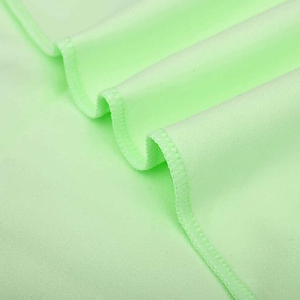 vidaXL Športové uteráky 2 pcs Zelená 200 x 100 cm Polyester a polyamid – Obrázok 6