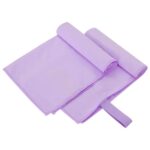vidaXL Športové uteráky 2 pcs Fialová 50 x 30 cm Polyester a polyamid