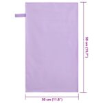 vidaXL Športové uteráky 2 pcs Fialová 50 x 30 cm Polyester a polyamid – Obrázok 8