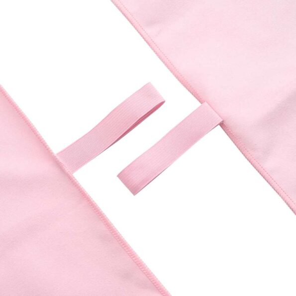 vidaXL Športové uteráky 2 pcs Ružová 200 x 100 cm Polyester a polyamid – Obrázok 5