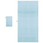 vidaXL Sada športových uterákov Iný Modrá látka – Obrázok 4