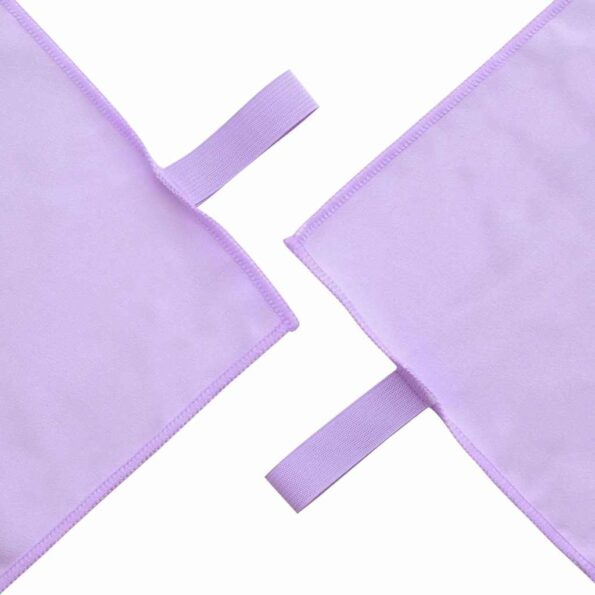 vidaXL Sada športových uterákov 2 pcs Fialová látka – Obrázok 5