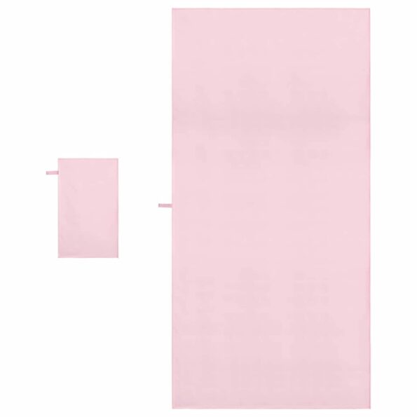 vidaXL Sada športových uterákov Iný Ružová látka – Obrázok 4