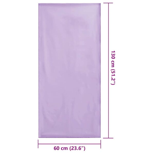 vidaXL Vonkajšie uteráky na stoličky 2 pcs Fialová 130 x 60 cm – Obrázok 9